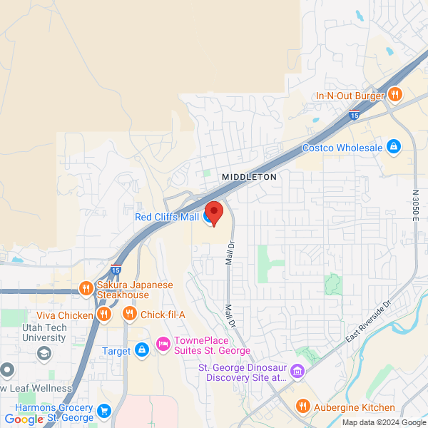 map of the area